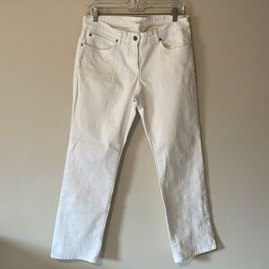 Eileen Fisher White Jeans woman’s size PM